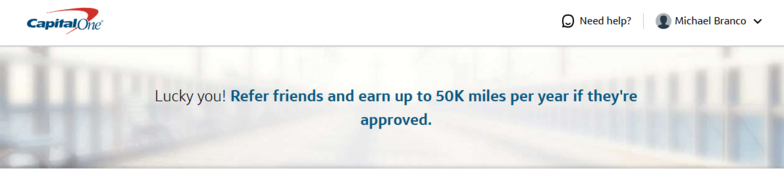 Capital One Referral Link