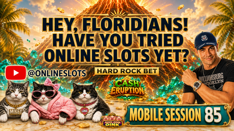  Hard Rock Bet Slots | 🌋Cash - NOTHING - 🌋Eruption | Mobile Session 85 🌋